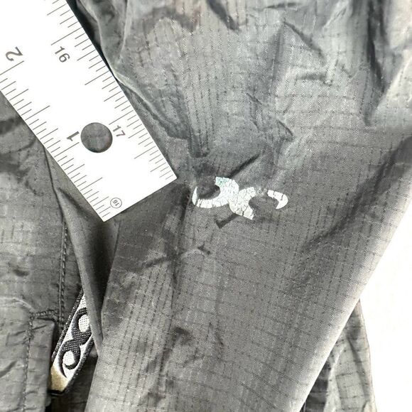 Marmot Jet Black Rain Jacket Foldable Hood Women’s Petite S - Picture 10 of 11